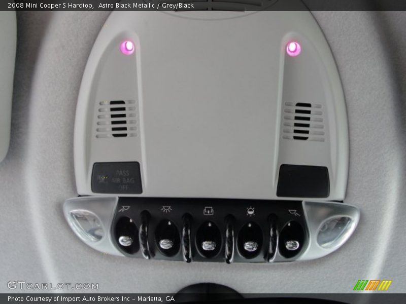 Astro Black Metallic / Grey/Black 2008 Mini Cooper S Hardtop
