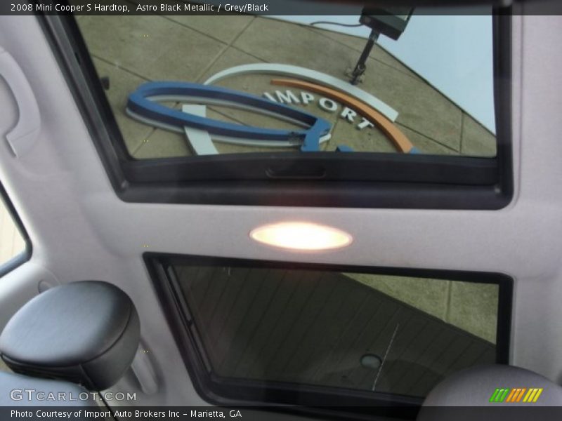 Astro Black Metallic / Grey/Black 2008 Mini Cooper S Hardtop