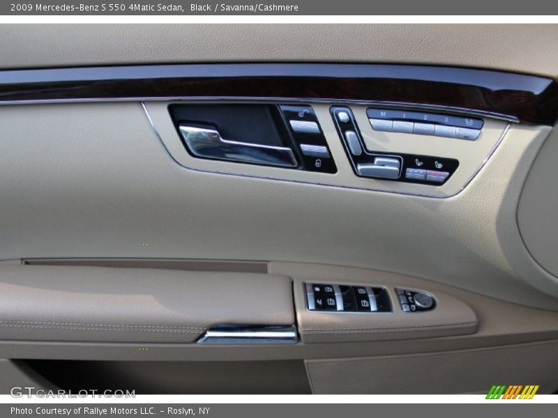 Black / Savanna/Cashmere 2009 Mercedes-Benz S 550 4Matic Sedan