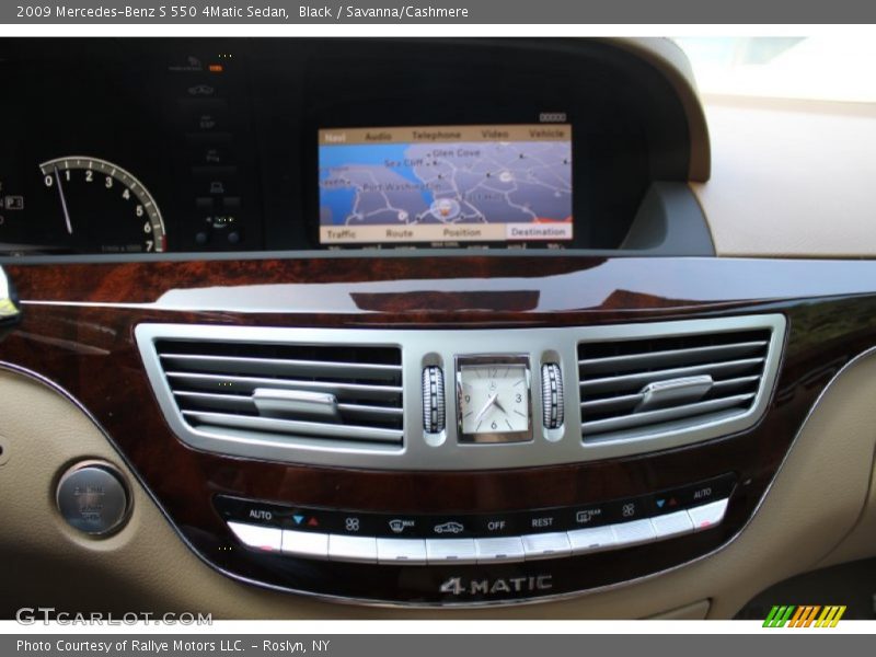 Black / Savanna/Cashmere 2009 Mercedes-Benz S 550 4Matic Sedan