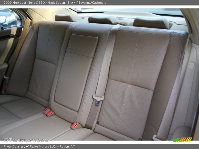 Black / Savanna/Cashmere 2009 Mercedes-Benz S 550 4Matic Sedan