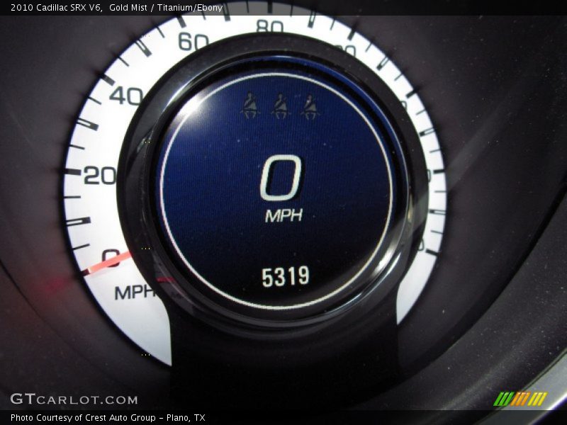 Gold Mist / Titanium/Ebony 2010 Cadillac SRX V6
