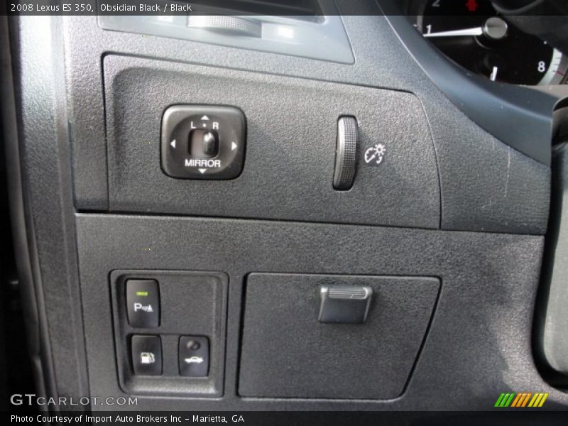 Obsidian Black / Black 2008 Lexus ES 350