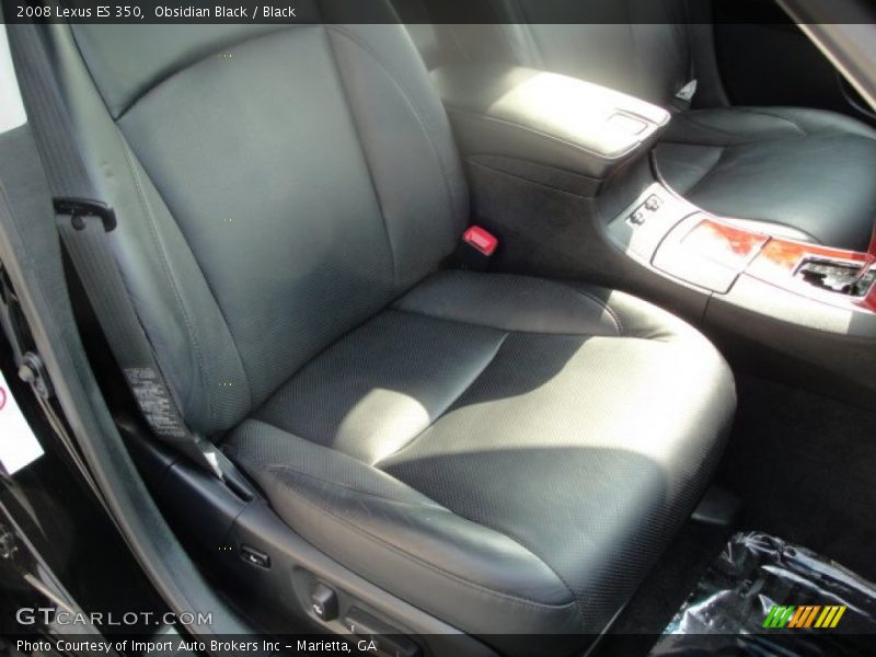 Obsidian Black / Black 2008 Lexus ES 350