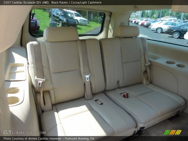 Black Raven / Cocoa/Light Cashmere 2007 Cadillac Escalade ESV AWD