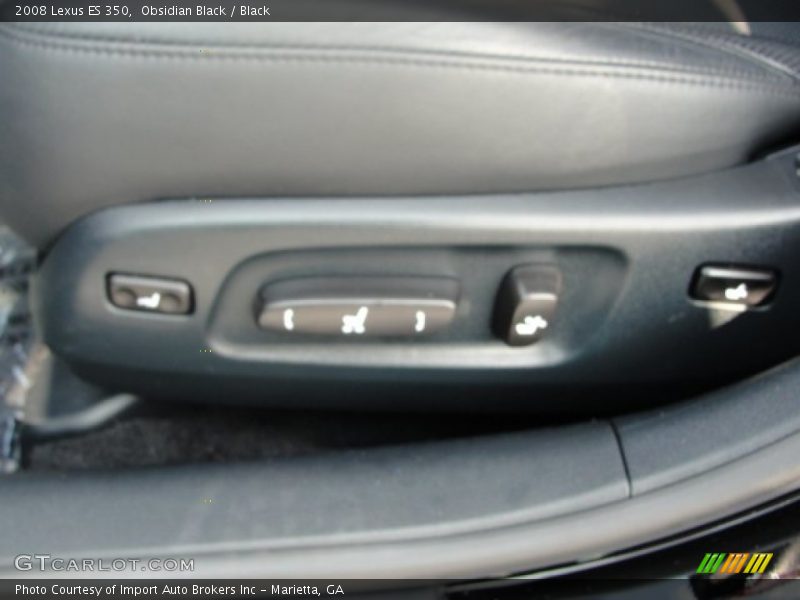 Obsidian Black / Black 2008 Lexus ES 350