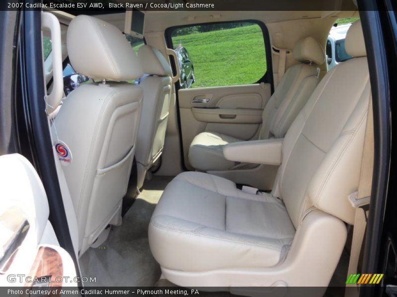 Black Raven / Cocoa/Light Cashmere 2007 Cadillac Escalade ESV AWD