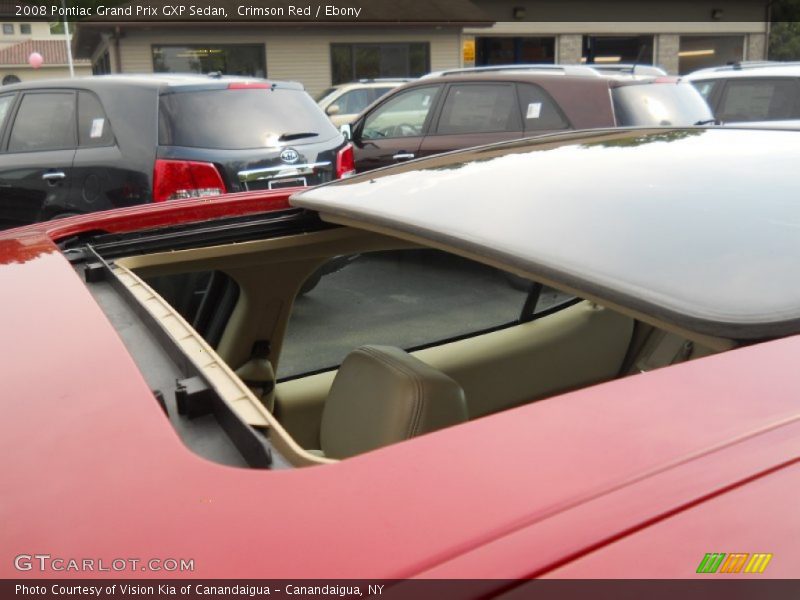 Crimson Red / Ebony 2008 Pontiac Grand Prix GXP Sedan