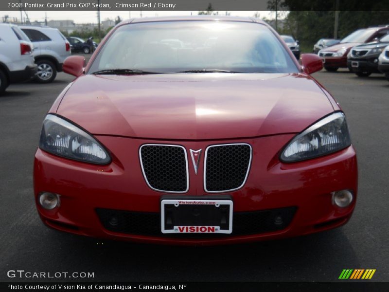 Crimson Red / Ebony 2008 Pontiac Grand Prix GXP Sedan