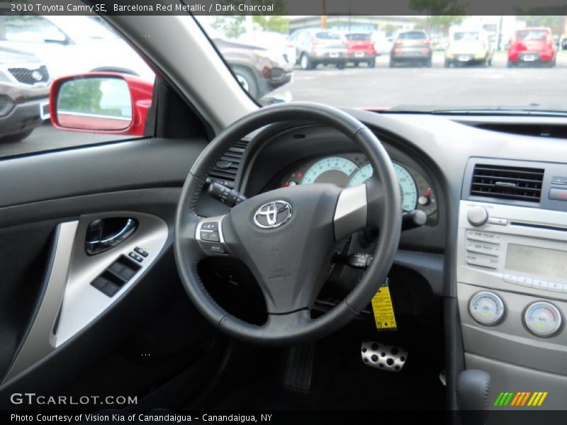 Barcelona Red Metallic / Dark Charcoal 2010 Toyota Camry SE