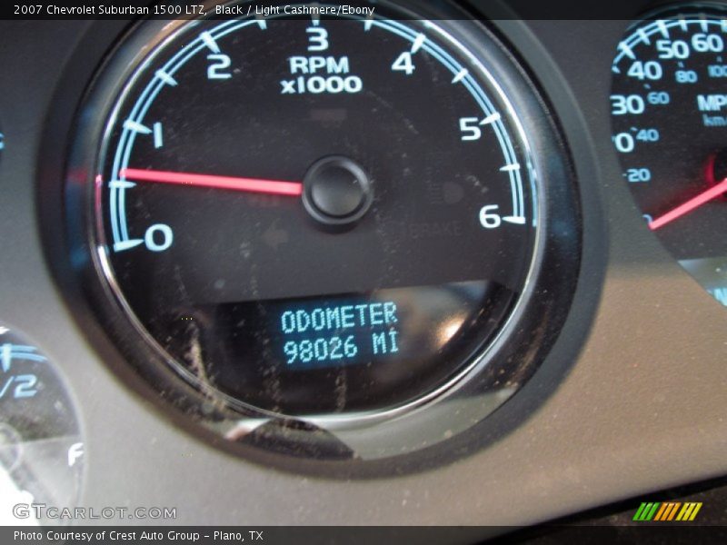 Black / Light Cashmere/Ebony 2007 Chevrolet Suburban 1500 LTZ