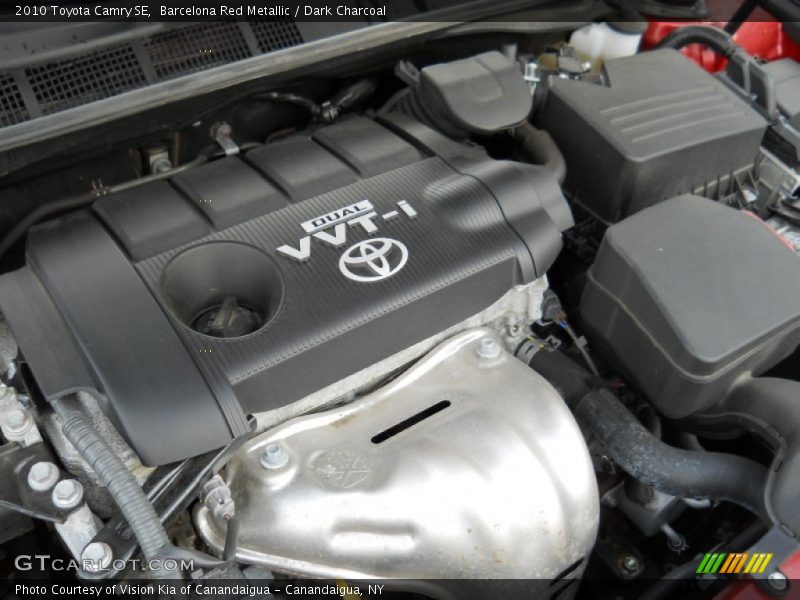 Barcelona Red Metallic / Dark Charcoal 2010 Toyota Camry SE
