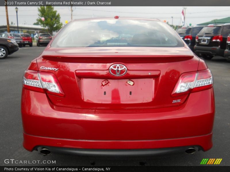 Barcelona Red Metallic / Dark Charcoal 2010 Toyota Camry SE