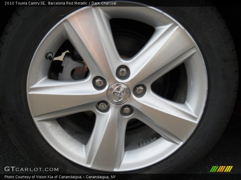 Barcelona Red Metallic / Dark Charcoal 2010 Toyota Camry SE