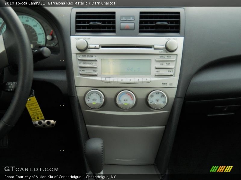 Barcelona Red Metallic / Dark Charcoal 2010 Toyota Camry SE