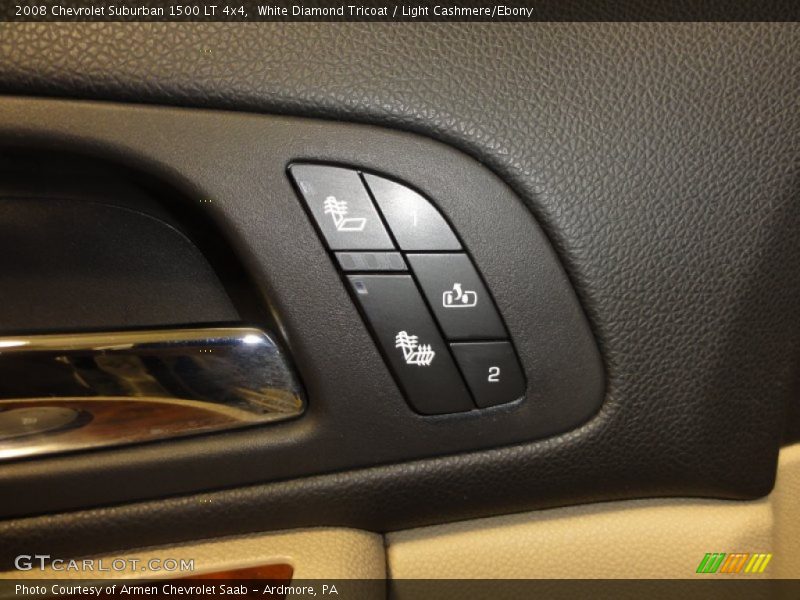 White Diamond Tricoat / Light Cashmere/Ebony 2008 Chevrolet Suburban 1500 LT 4x4