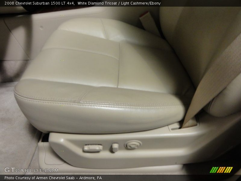 White Diamond Tricoat / Light Cashmere/Ebony 2008 Chevrolet Suburban 1500 LT 4x4