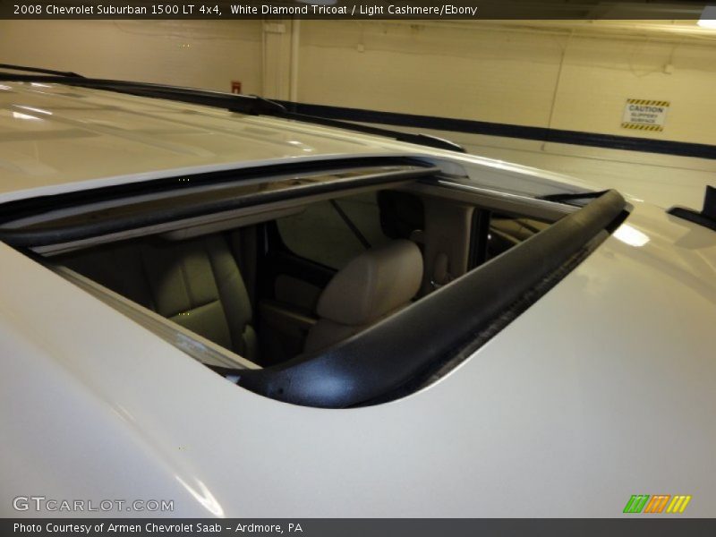 White Diamond Tricoat / Light Cashmere/Ebony 2008 Chevrolet Suburban 1500 LT 4x4