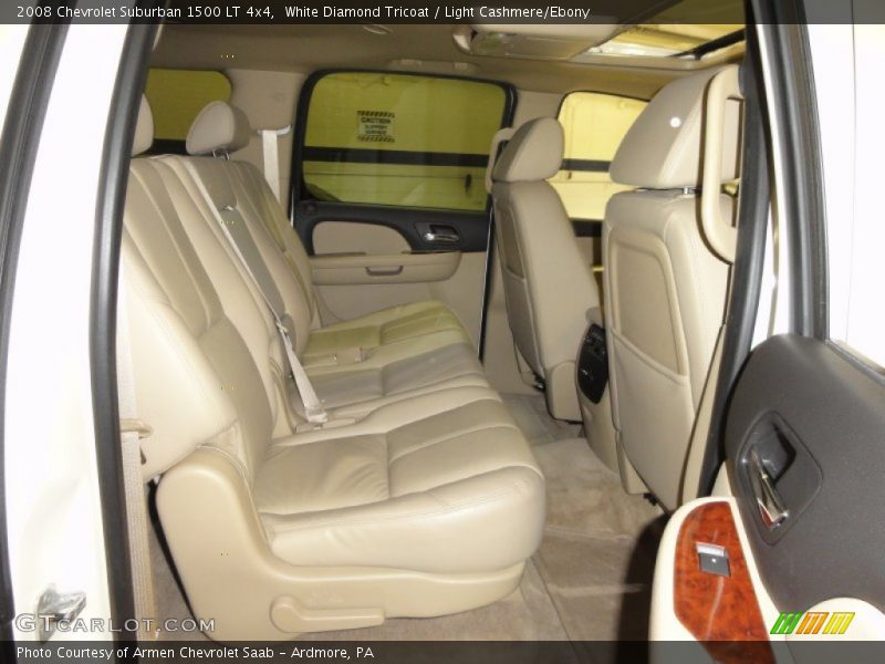 White Diamond Tricoat / Light Cashmere/Ebony 2008 Chevrolet Suburban 1500 LT 4x4