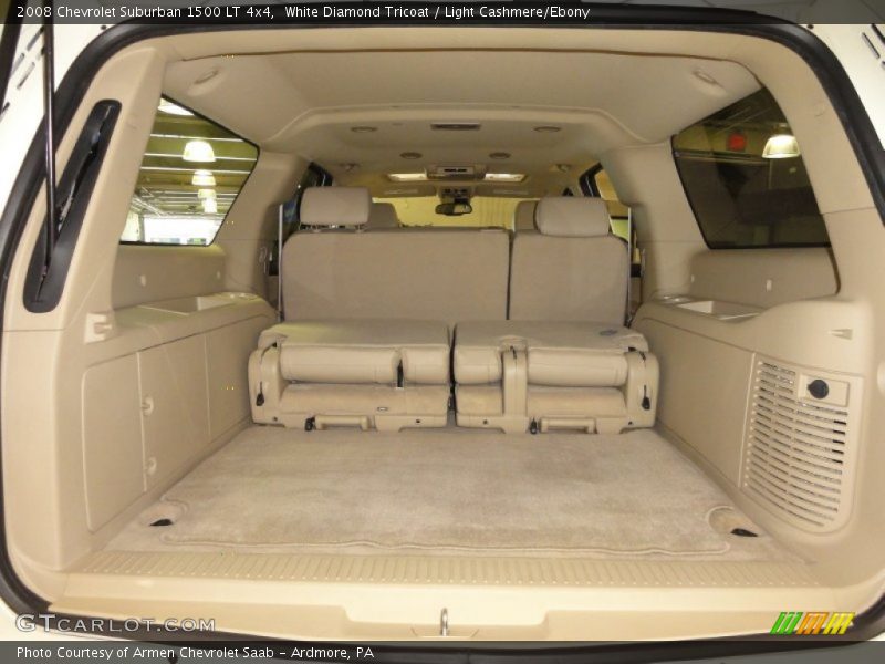 White Diamond Tricoat / Light Cashmere/Ebony 2008 Chevrolet Suburban 1500 LT 4x4