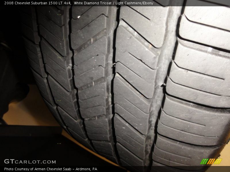 White Diamond Tricoat / Light Cashmere/Ebony 2008 Chevrolet Suburban 1500 LT 4x4