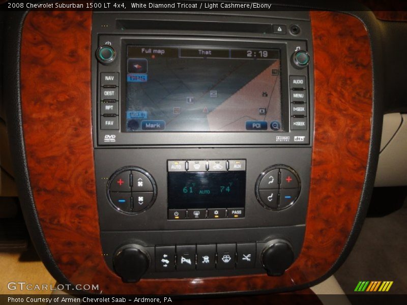 White Diamond Tricoat / Light Cashmere/Ebony 2008 Chevrolet Suburban 1500 LT 4x4