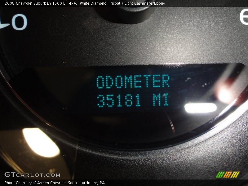 White Diamond Tricoat / Light Cashmere/Ebony 2008 Chevrolet Suburban 1500 LT 4x4