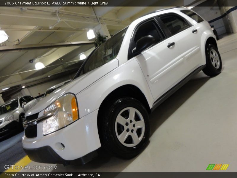 Summit White / Light Gray 2006 Chevrolet Equinox LS AWD