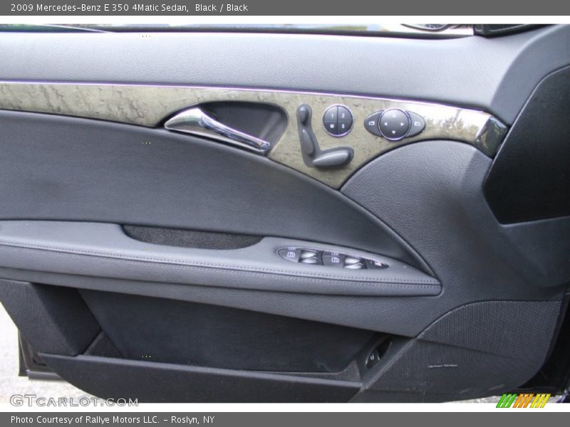 Black / Black 2009 Mercedes-Benz E 350 4Matic Sedan