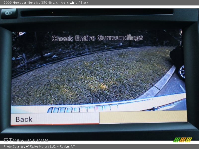Arctic White / Black 2009 Mercedes-Benz ML 350 4Matic