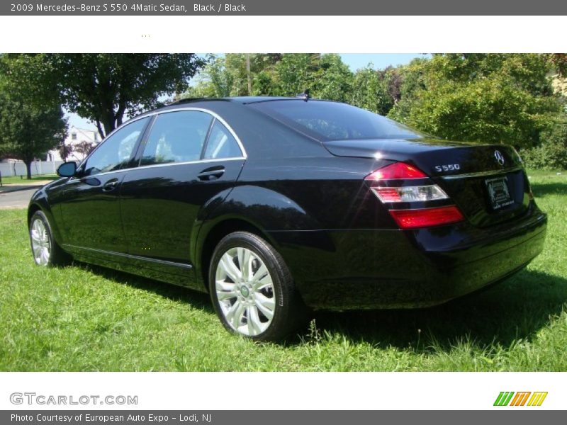 Black / Black 2009 Mercedes-Benz S 550 4Matic Sedan