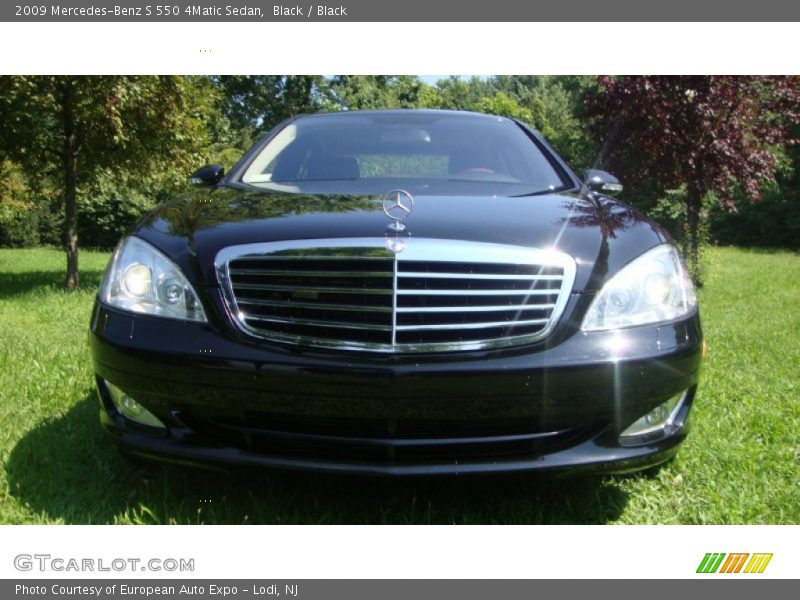 Black / Black 2009 Mercedes-Benz S 550 4Matic Sedan