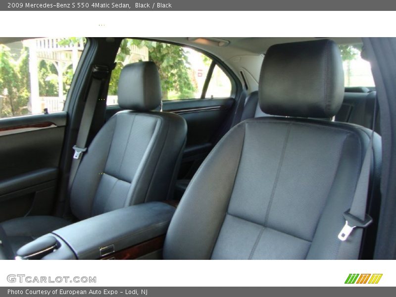 Black / Black 2009 Mercedes-Benz S 550 4Matic Sedan