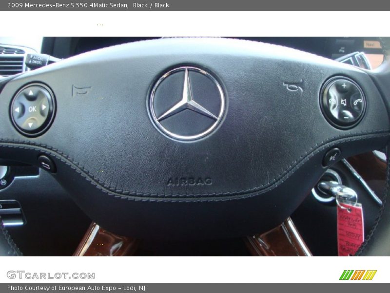 Black / Black 2009 Mercedes-Benz S 550 4Matic Sedan