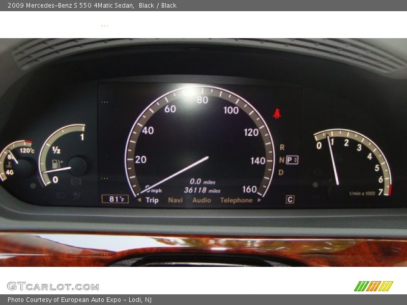 Black / Black 2009 Mercedes-Benz S 550 4Matic Sedan