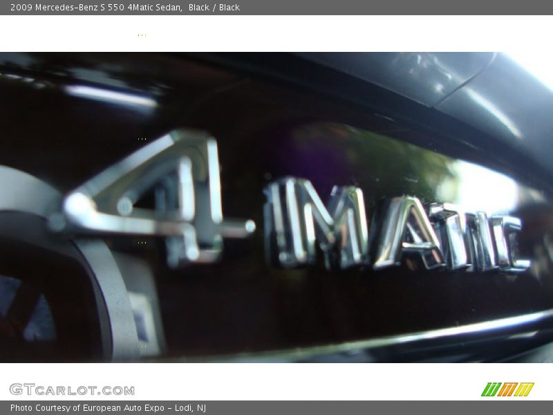 Black / Black 2009 Mercedes-Benz S 550 4Matic Sedan