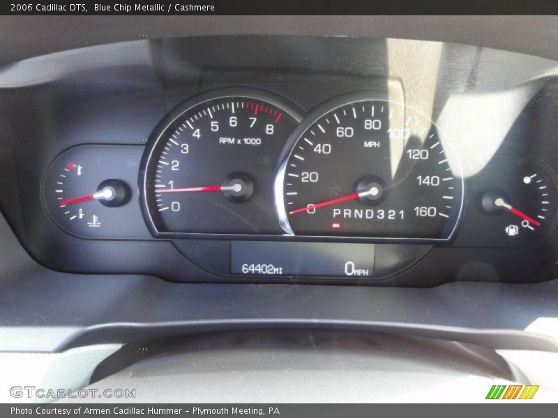 Blue Chip Metallic / Cashmere 2006 Cadillac DTS