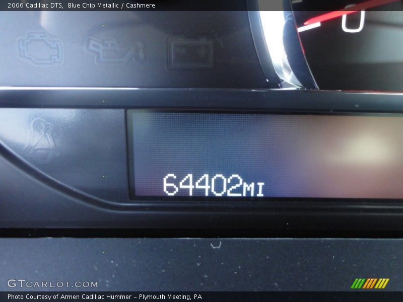 Blue Chip Metallic / Cashmere 2006 Cadillac DTS
