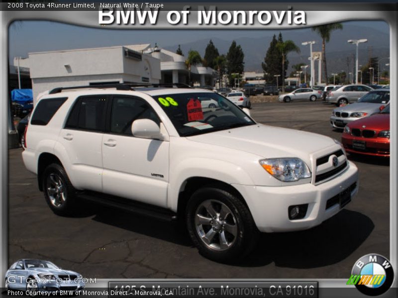 Natural White / Taupe 2008 Toyota 4Runner Limited