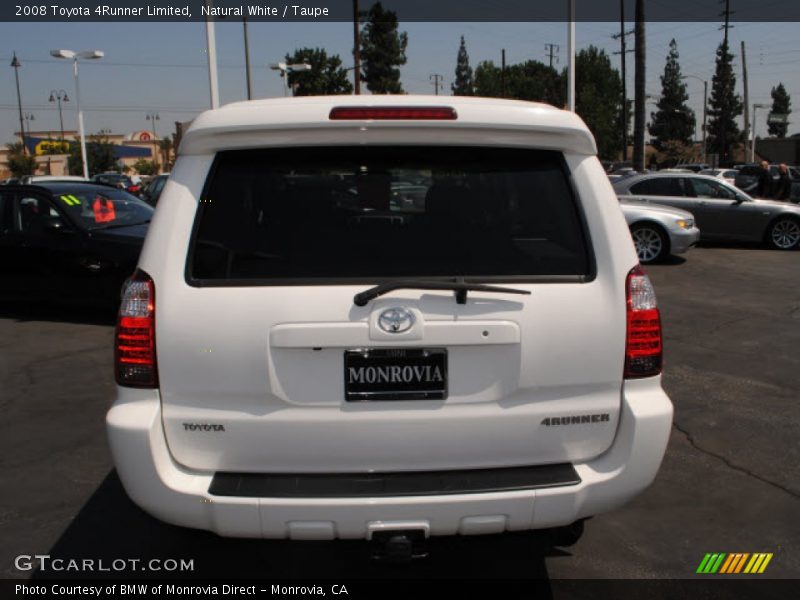 Natural White / Taupe 2008 Toyota 4Runner Limited