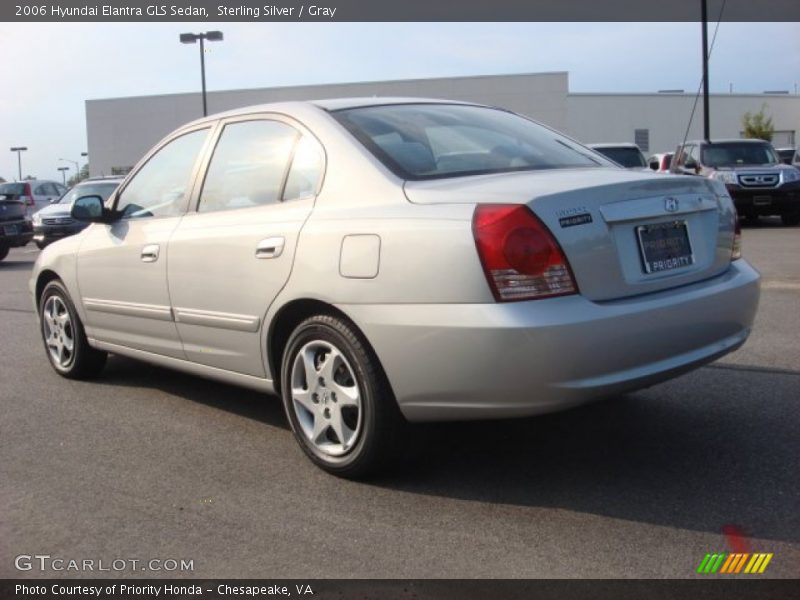Sterling Silver / Gray 2006 Hyundai Elantra GLS Sedan