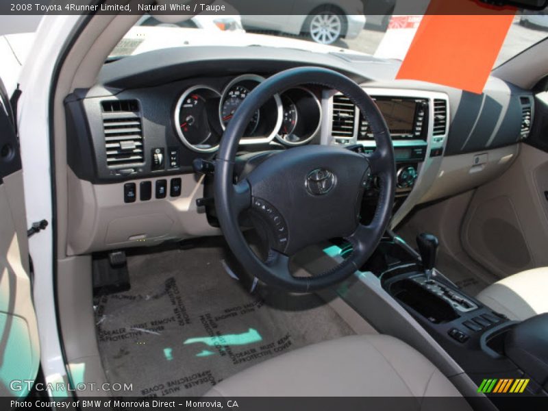 Natural White / Taupe 2008 Toyota 4Runner Limited