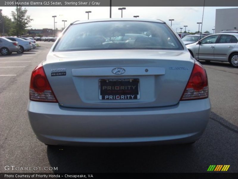 Sterling Silver / Gray 2006 Hyundai Elantra GLS Sedan