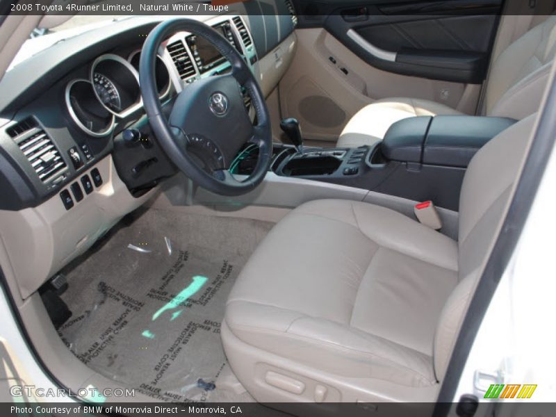 Natural White / Taupe 2008 Toyota 4Runner Limited