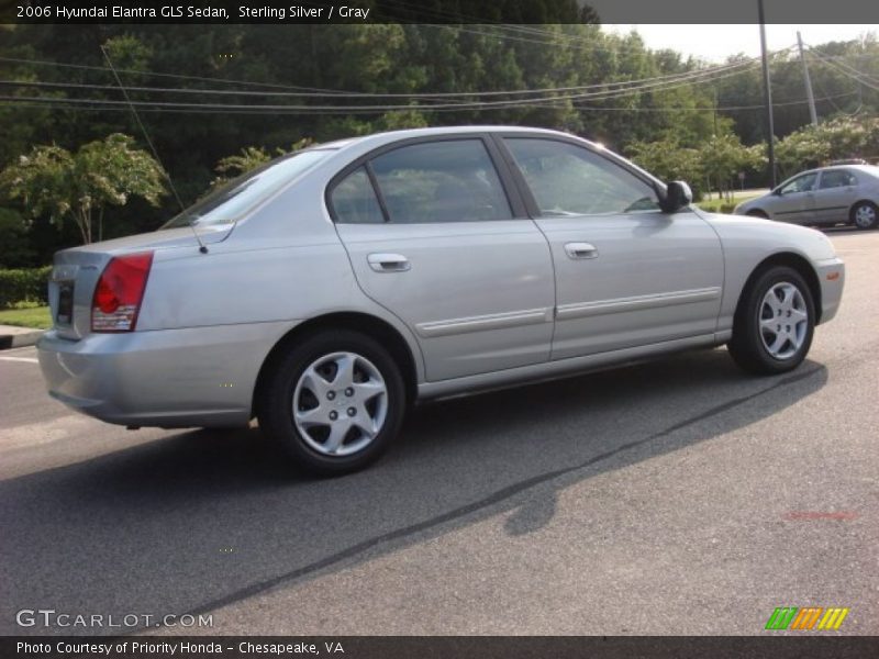 Sterling Silver / Gray 2006 Hyundai Elantra GLS Sedan