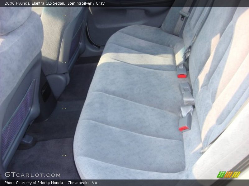 Sterling Silver / Gray 2006 Hyundai Elantra GLS Sedan