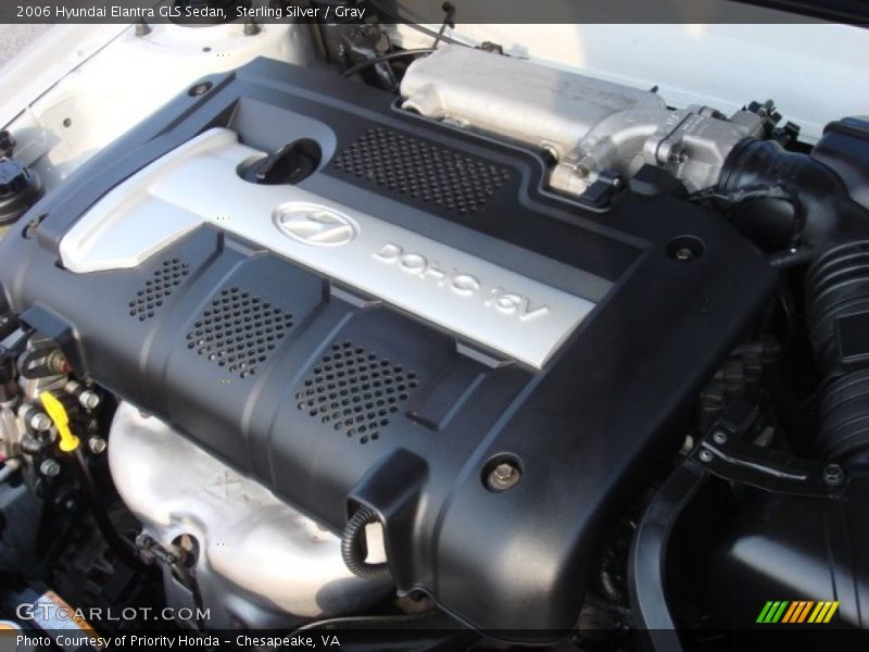 Sterling Silver / Gray 2006 Hyundai Elantra GLS Sedan