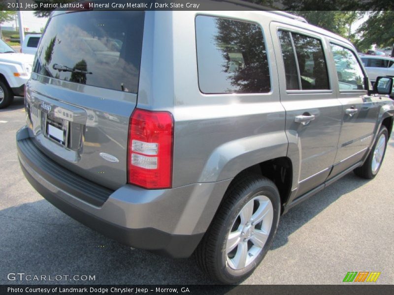 Mineral Gray Metallic / Dark Slate Gray 2011 Jeep Patriot Latitude