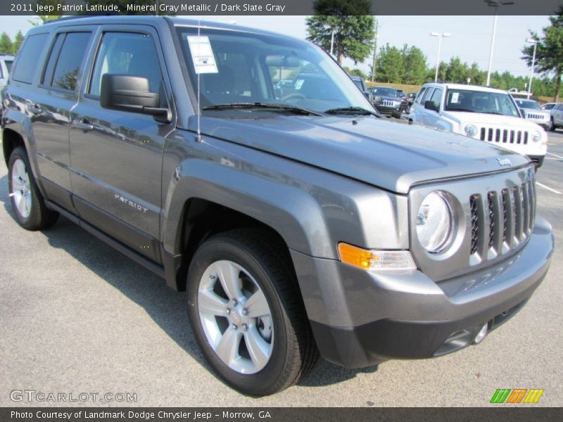 Mineral Gray Metallic / Dark Slate Gray 2011 Jeep Patriot Latitude