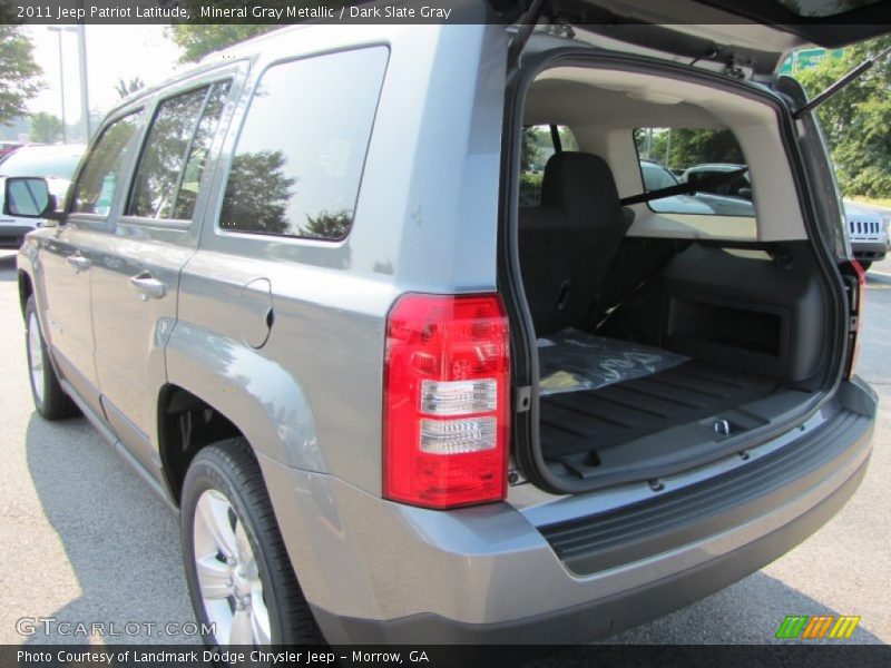 Mineral Gray Metallic / Dark Slate Gray 2011 Jeep Patriot Latitude